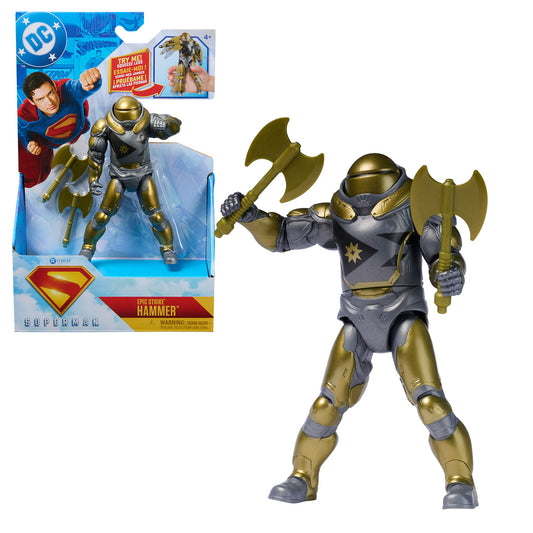 Superman - 6" Figurine - Epic Strike Hammer
