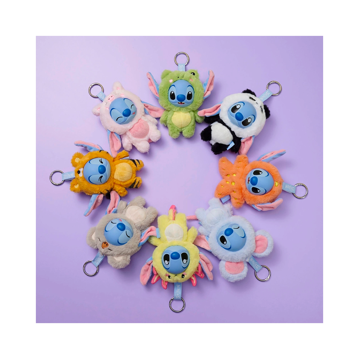 Disney - YuYus - Stitch - Character Plush Keychain Blind Box