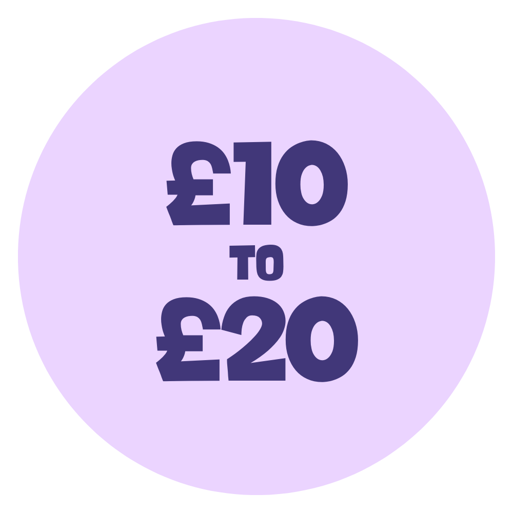 £10 to £20