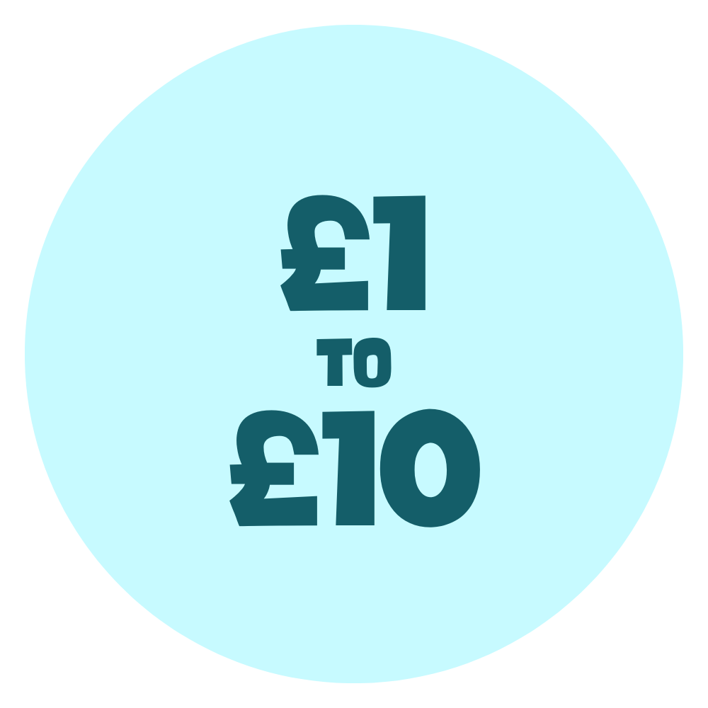 £1 to £10