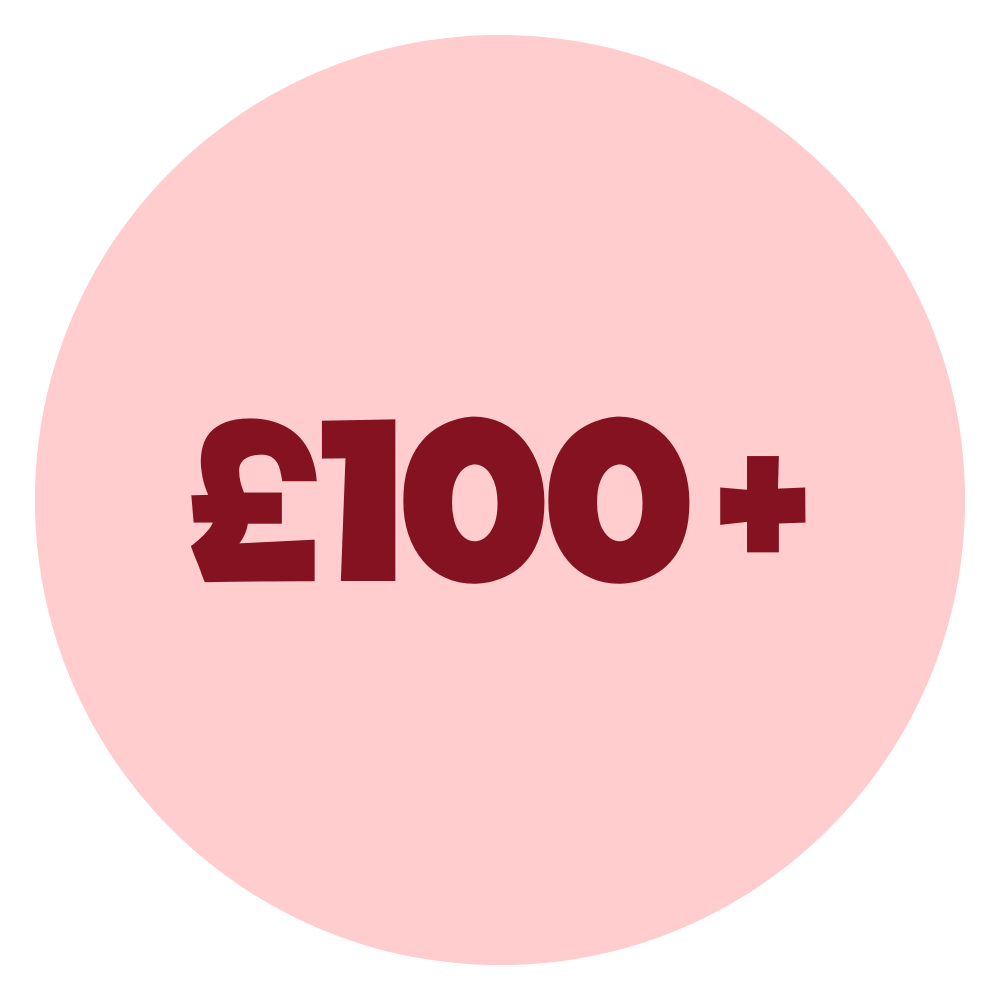 £100+