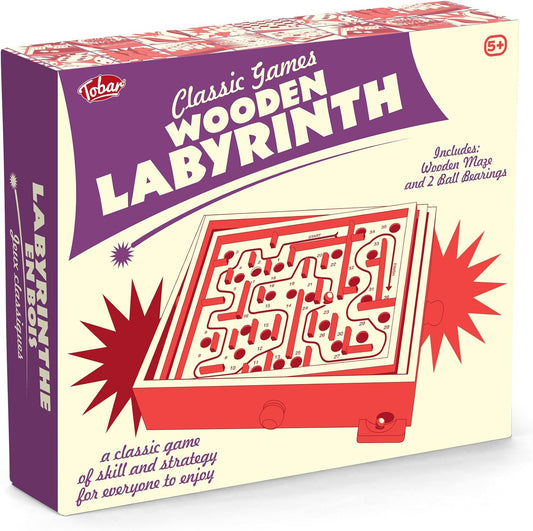 Wooden Labyrinth - Marble Maze Toy