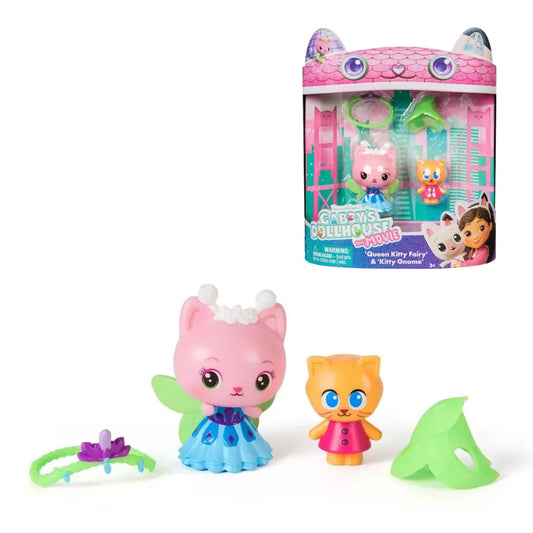 Gabby's Dollhouse - Queen Kitty Fairy & Kitty Gnome