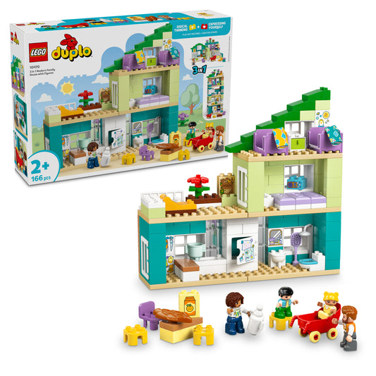 LEGO Duplo - 3 in 1 Modern Family House with Figures (10470)
