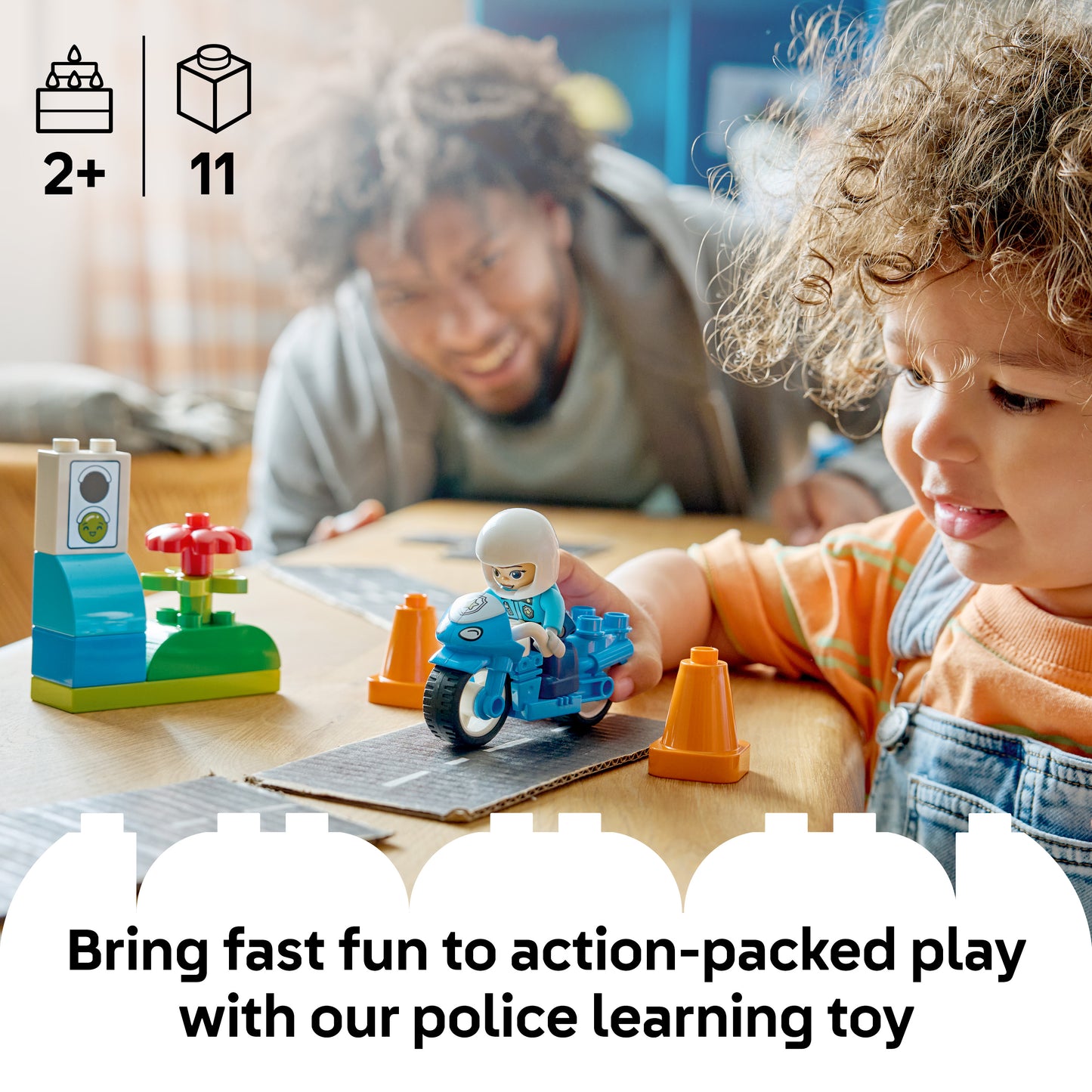 LEGO Duplo - Blue Police Motorcycle (10471)