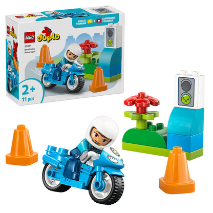 LEGO Duplo - Blue Police Motorcycle (10471)