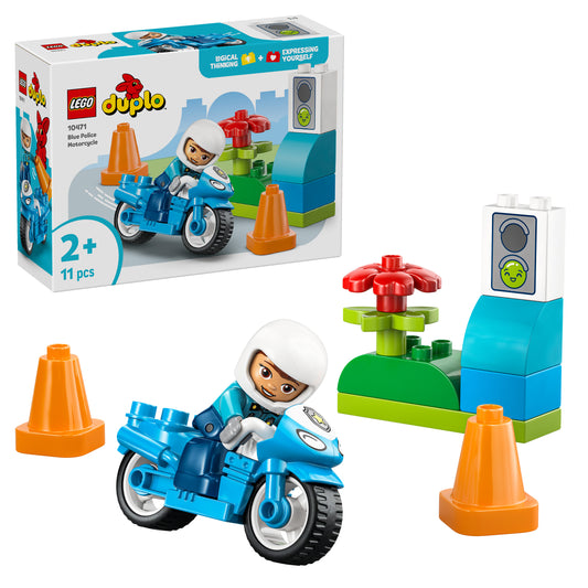 LEGO Duplo - Blue Police Motorcycle (10471)