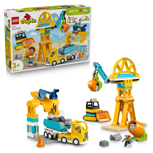 LEGO Duplo - 3 in 1 Construction Site and Vehicles (10476)