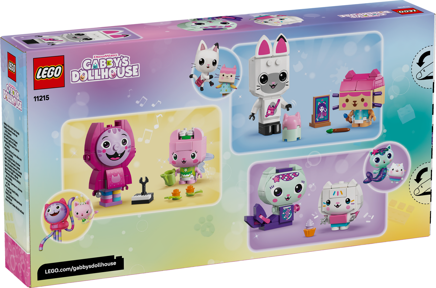LEGO Gabby´s Dollhouse - Gabby's Brick-Built Cat Friends (11215)