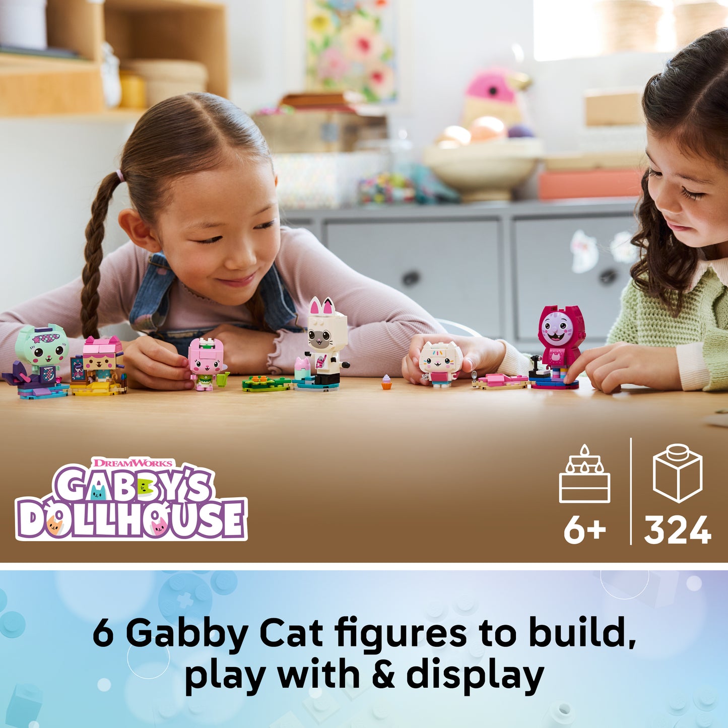 LEGO Gabby´s Dollhouse - Gabby's Brick-Built Cat Friends (11215)