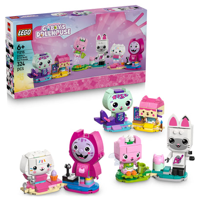 LEGO Gabby´s Dollhouse - Gabby's Brick-Built Cat Friends (11215)