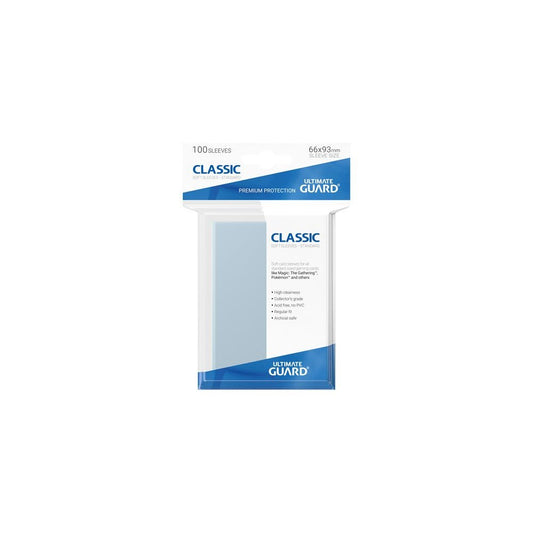 Ultimate Guard 100 Pochettes Classic Soft Sleeves 66x93 mm