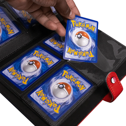 Pokemon - Premium Leather Small Binder - Red