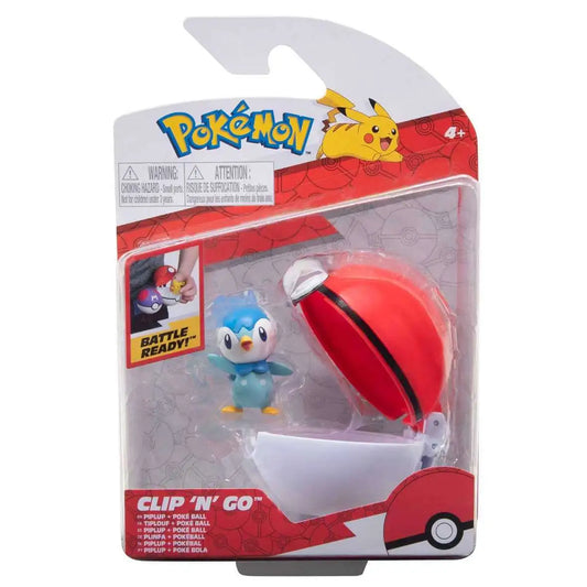Pokemon Clip N Go - Piplup & Pokeball