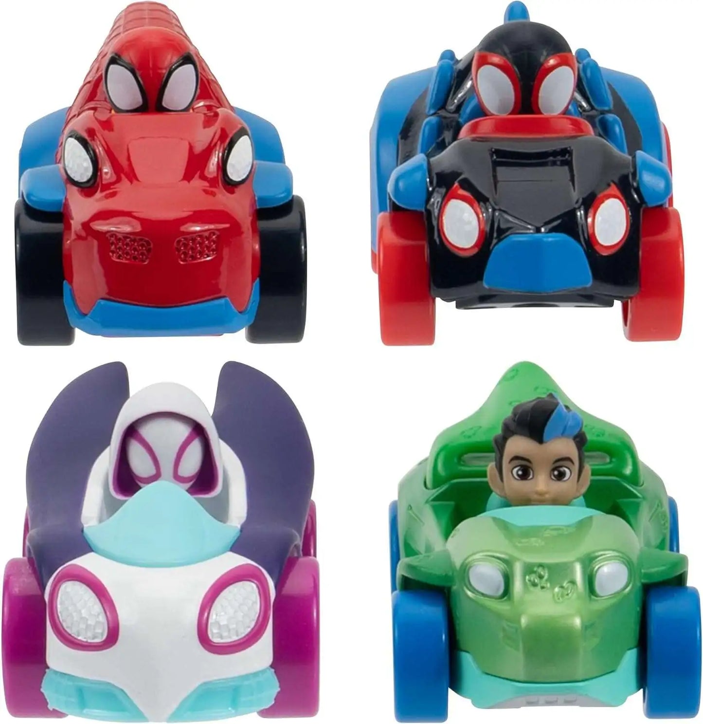 Spidey & His Amazing Friends - 4 Bundle Pack Cars