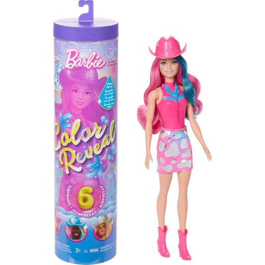 Barbie - Colour Reveal Disco Star Doll