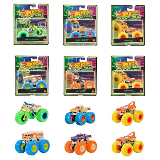 Hot Wheels - Monster Trucks - Glow In The Dark