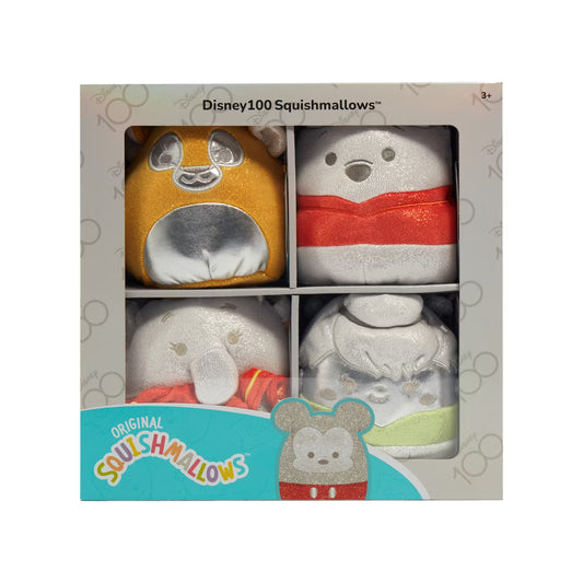 Squishmallows 5" Disney - 100th Anniversary - Classics - 4 Pack