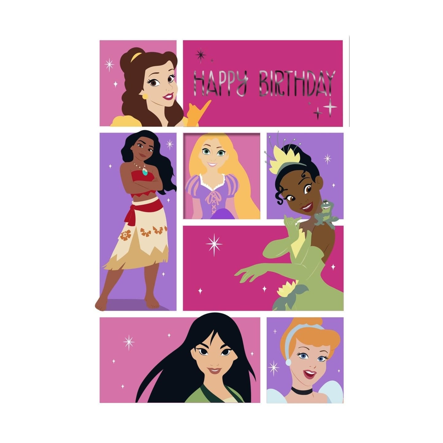 Disney Princess - Birthday Card