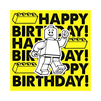 LEGO - Happy Birthday - Birthday Card
