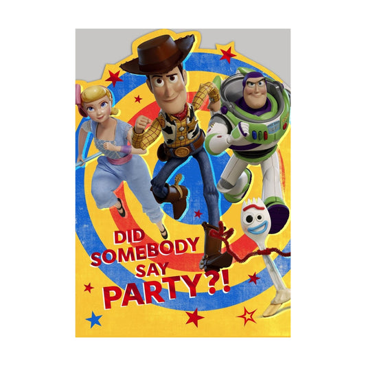 Toy Story - Did Somebody Say Party? - Celebration Card