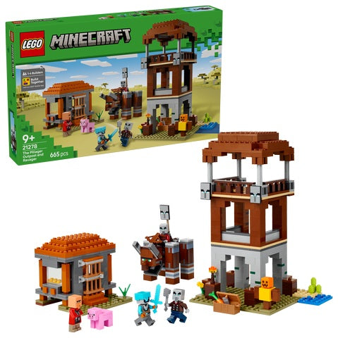 LEGO Minecraft - The Pillager Outpost and Ravenger (21278)