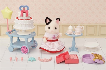 Slyvanian Families - Party Time Playset - Tuxedo Cat Girl