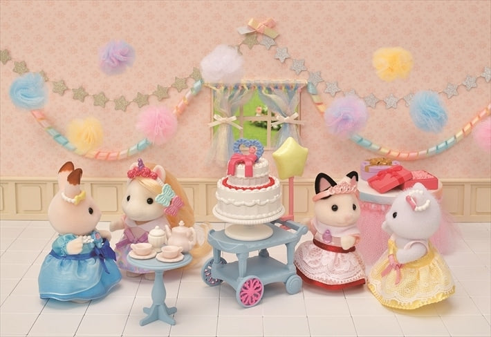 Slyvanian Families - Party Time Playset - Tuxedo Cat Girl
