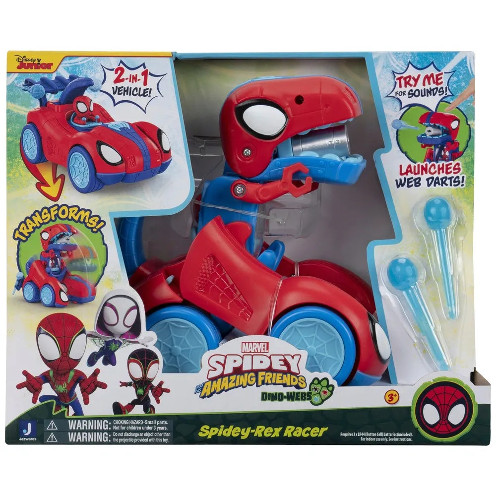 Spidey & His Amazing Friends - Spidey-Rex Racer Feature Vehicle