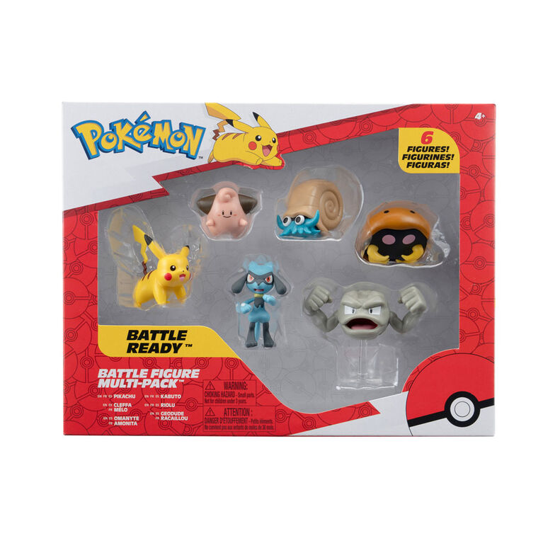 Pokemon - Pack 6 Battle Figure