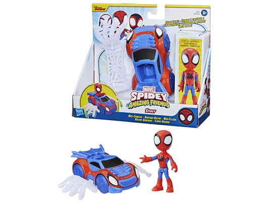 Spidey and His Amazing Friends - Vehicle and Figure Set - Spidey