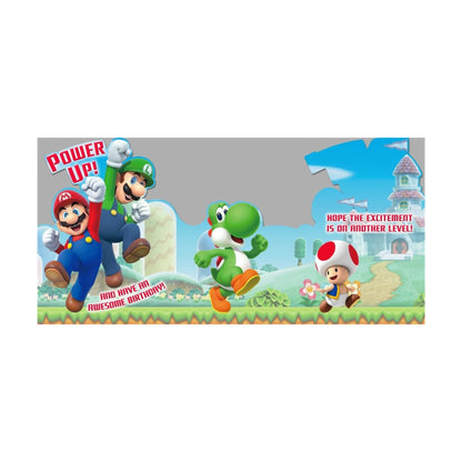 Super Mario - Power Up - Birthday Card