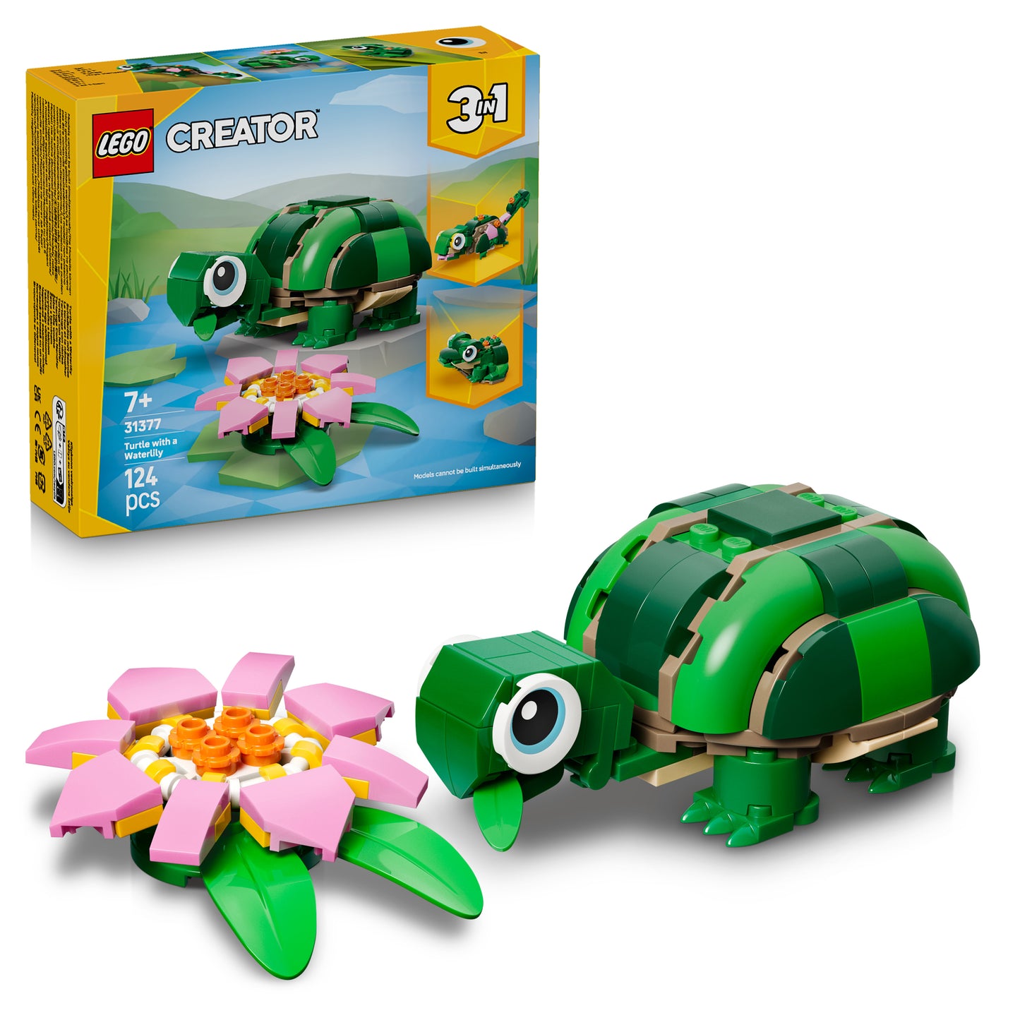 LEGO Creator - Turtle With a Water Lily Flower (31377)