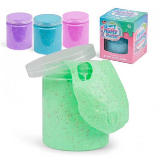 Giant Glittery Fluffy Putty