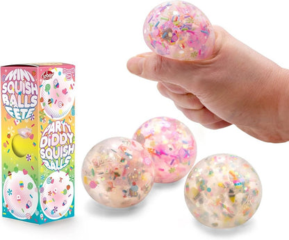 Scrunchems - Party - Diddy Squish Balls - 3 Pack