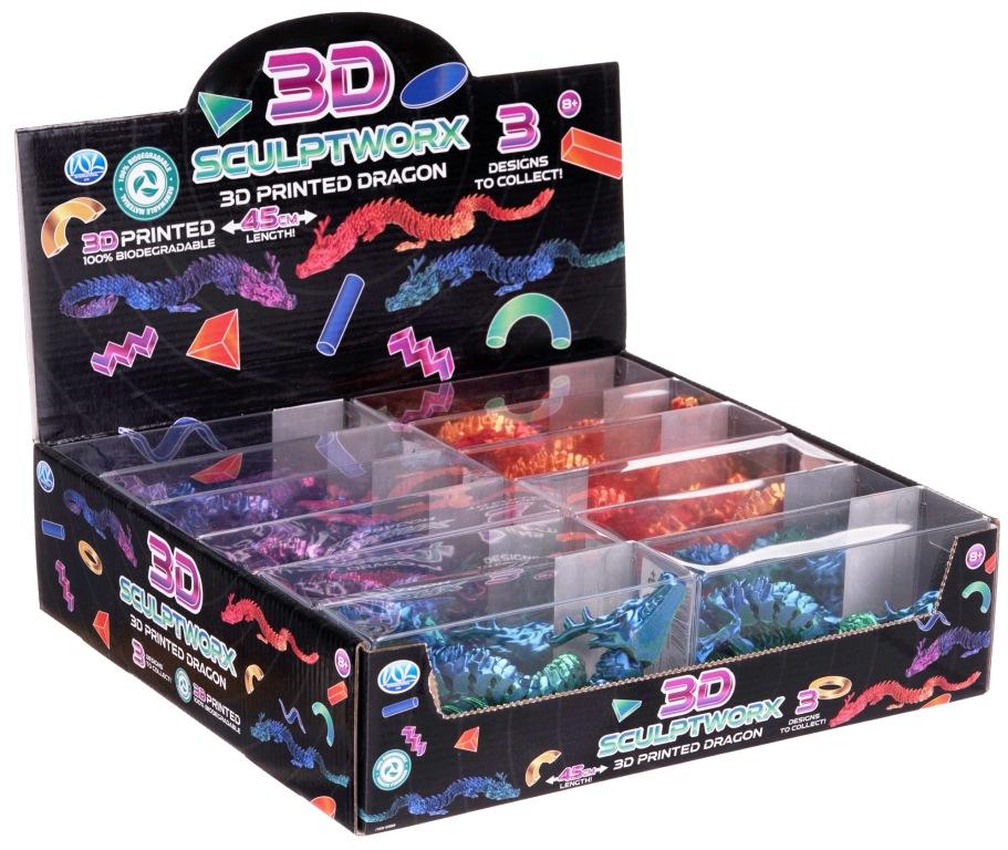 Sculptworx - 3D Printed Dragon Fidget Toy