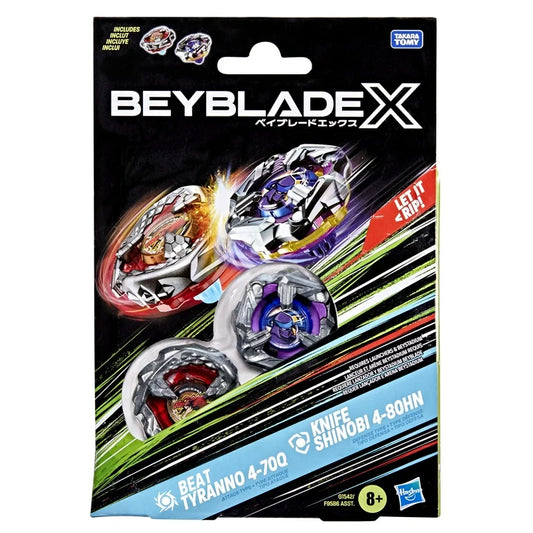 Beyblade - Beat Tyranno 4-70Q & Knife Shinobi 4-80HN