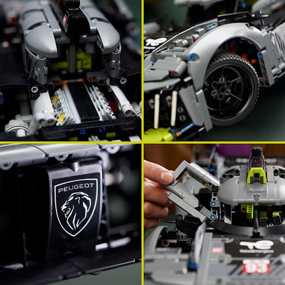 LEGO Technic - PEUGEOT 9X8 24H Le Mans Hybrid Hypercar (42156)
