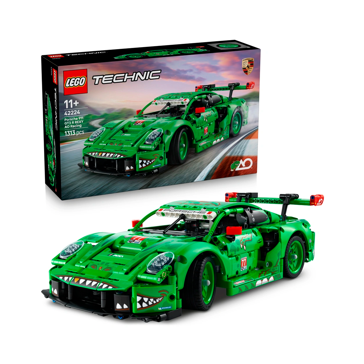 LEGO Technic - Porsche 911 GT3 R REXY AO Racing Car Set (42224)