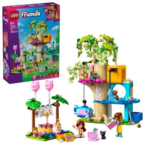 LEGO Friends - Cat Birthday Party & Tree House (42666)