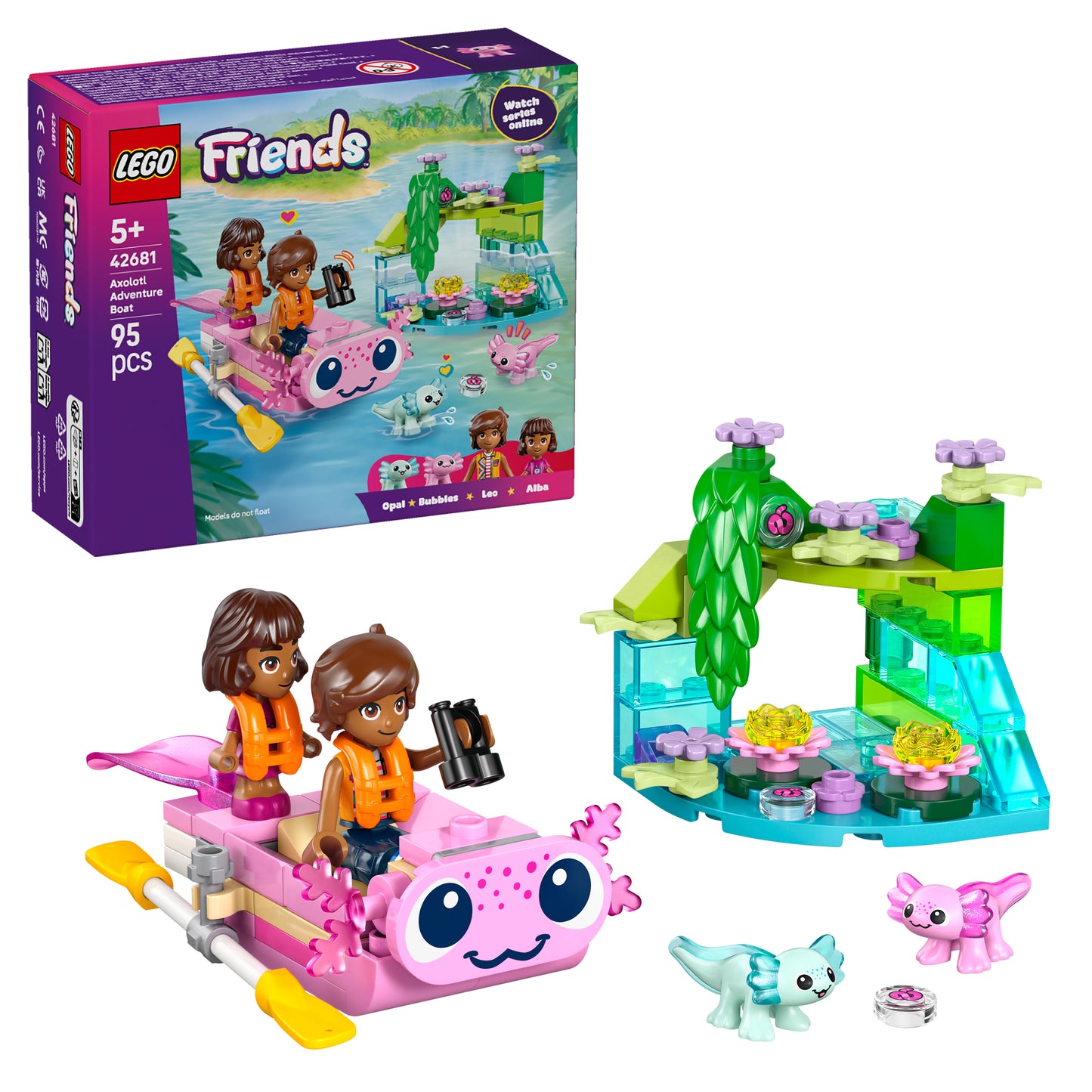 LEGO Friends - Axolotl Adventure Boat (42681)