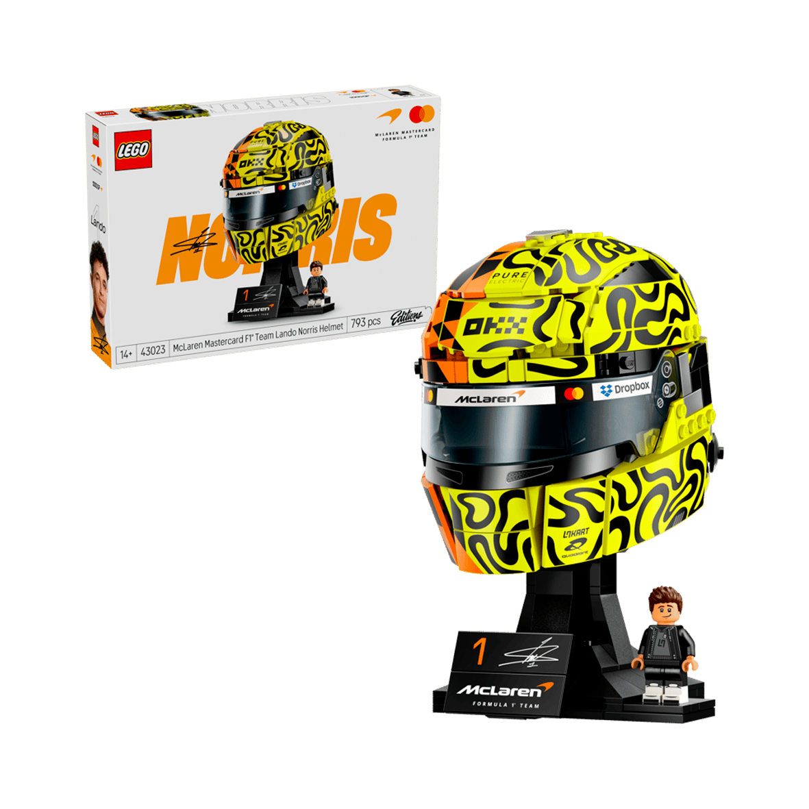 LEGO Editions - Mclaren Mastercard F1 Team Lando Norris Helmet (43023)