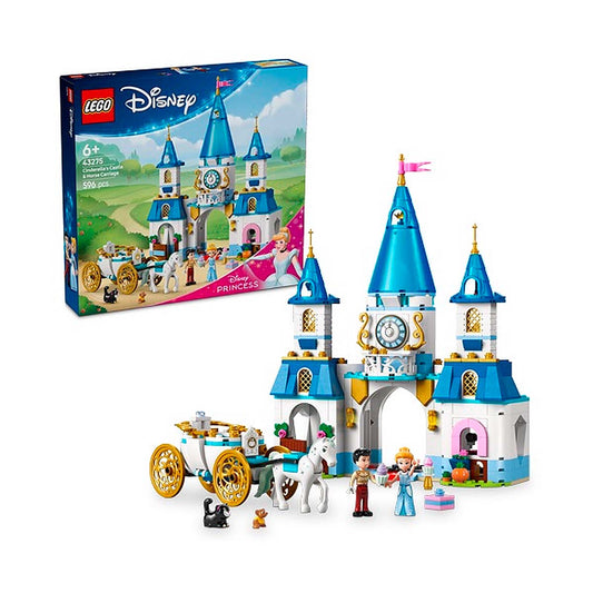 LEGO Disney - Cinderella Castle & Horse Carriage (43275)