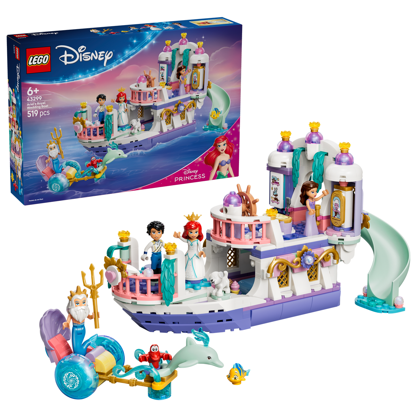 LEGO Disney - Ariel's Royal Wedding Boat (43299)