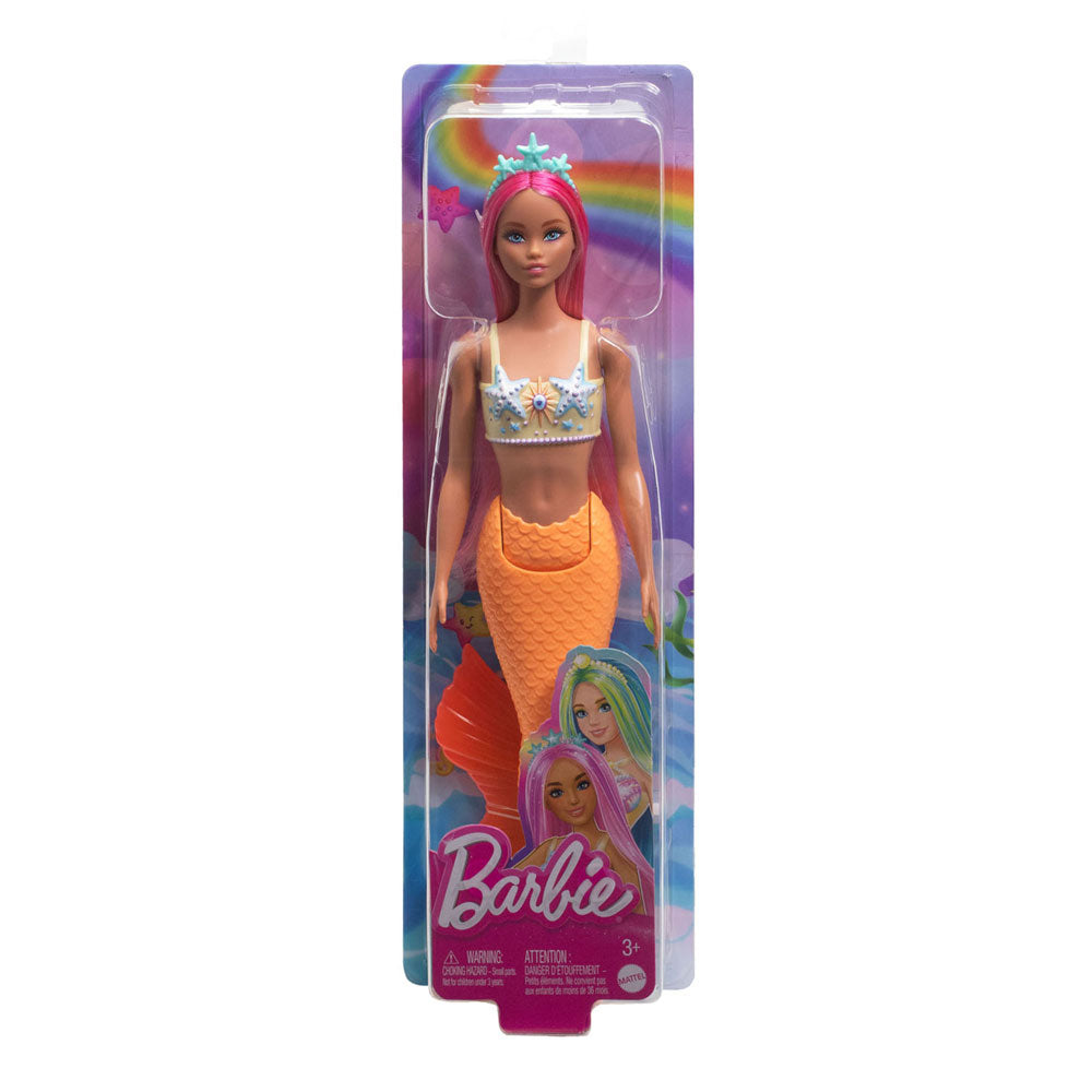 Barbie - Mermaid Doll - Soft Orange Tail