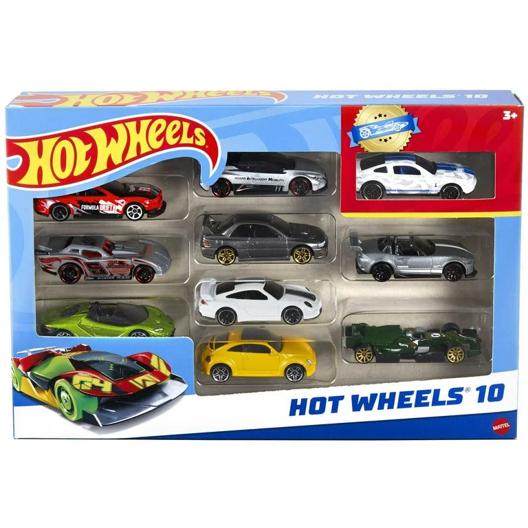 Hot Wheels - 10 Car Pack Set