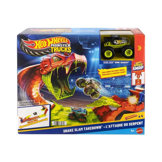 Hot Wheels - Monster Trucks - Snake Slam Takedown Playset