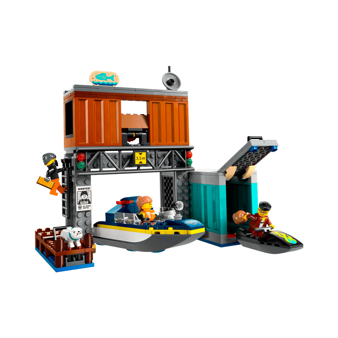 LEGO City - Police Speedboat & Crooks Hideout (60417)