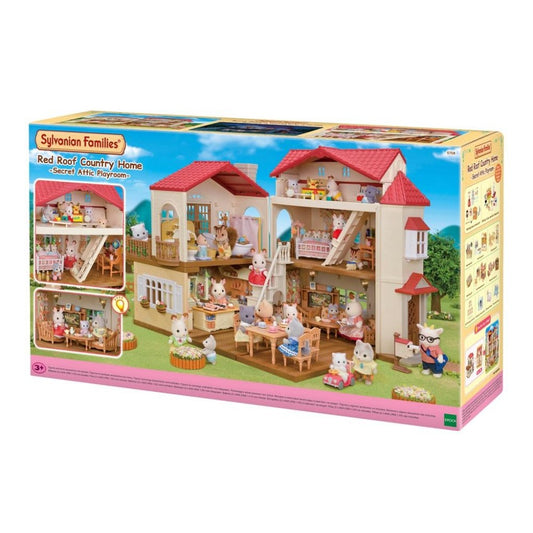 Slyvanian Families - Red Roof Country Home Secret Attic Playroom