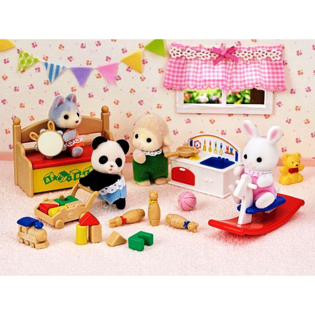 Sylvanian Families - Baby´s Toy Box - Snow Rabbit & Panda Baby